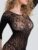 Lovehoney Boudoir Babe Black Lace Crotchless Bodystocking