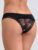 Lovehoney Crotchless Black Lace-Back Panties