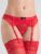 Lovehoney Love Me Red Lace Garter Belt