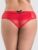 Lovehoney Red Crotchless Lace Ruffle-Back Panties