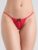 Lovehoney Red Crotchless Lace G-String