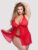 Lovehoney Plus Size Unwrap Me Red Lace Babydoll