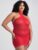 Lovehoney Plus Size Red Halterneck Mini Dress