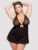 Lovehoney Plus Size Barely There Sheer Black Babydoll Set