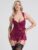 Lovehoney Moonlight Wine Plunge Basque Set