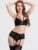 Lovehoney Parisienne Black Lace Plunge Longline Bra Set