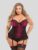 Lovehoney Plus Size Boudoir Belle Cherry Push-Up Basque Set