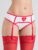 Lovehoney Fantasy White Sexy Nurse Garter Thong