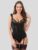 Lovehoney Treasure Me Black Push-Up Basque Set