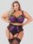 Lovehoney Plus Size Treasure Me Purple Push-Up Bra Set