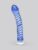 Lovehoney Blue Swirl Textured Sensual Glass Dildo