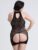 Fifty Shades of Grey Captivate Plus Size Black Lace Spanking Mini Dress