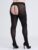 Fifty Shades of Grey Captivate Plus Size Black Spanking Pantyhose