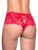 Oh La La Cheri Red Lace Crotchless Panties