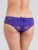 Lovehoney Purple Lace Crotchless Ruffle-Back Panties