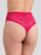 Lovehoney Pink High-Waisted Leopard Lace Thong