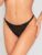 Seven ’til Midnight Black Leopard Lace Trim Thong