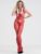 Lovehoney Fantasy Red Lace Santa Crotchless Bodystocking