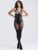 Lovehoney Black Corset Crotchless Open-Cup Bodystocking