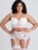 Lovehoney Plus Size Vintage Bliss Ivory Bra Set (3 Piece)