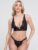 Lovehoney Mindful Black Recycled Lace Bra Set