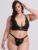 Lovehoney Plus Size Mindful Black Recycled Lace Bra Set