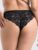 Lovehoney Mindful Black Recycled Lace Brazilian Panties