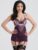 Lovehoney Boudoir Belle Plum Cut-Out Chemise Set