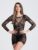 Fifty Shades of Grey Captivate Black Lace Long Sleeve Mini Dress