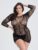 Fifty Shades of Grey Captivate Plus Size Black Long Sleeve Lace Dress