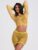 Lovehoney Viva Neon Yellow Fishnet Top and Skirt Set