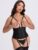 Lovehoney Secret Silhouette Black Steel-Boned Waspie