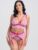 Lovehoney Tiger Lily Pink Lace Bra Set