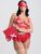 Lovehoney Sweet Love Red Bra Set and Eye Mask