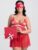 Lovehoney Sweet Love Red Babydoll Set and Eye Mask