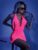 Fantasy Lingerie Neon Pink Halterneck Mini Dress