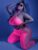 Fantasy Lingerie Plus Size Glow Neon Pink Own The Night Bodystocking