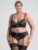 Lovehoney Plus Size Parisienne Charm Black Lace Crotchless Bra Set