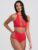 Lovehoney Criss-Cross Red Bra Set