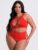 Lovehoney Plus Size Criss-Cross Red Bra Set