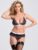 Lovehoney Lustrous Lace Black Bra Set