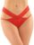 Fantasy Lingerie Bottoms Up Red Lace and Mesh Panties